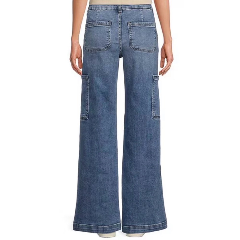 Kut from the Kloth Wide Leg Cargo Jeans - Picture 2 of 5
